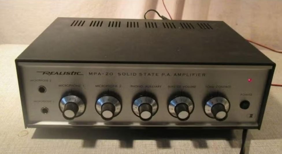 Retro Realistic MPA-20 Solid State PA Amplifier, Ophalen of Verzenden, Audio en Video