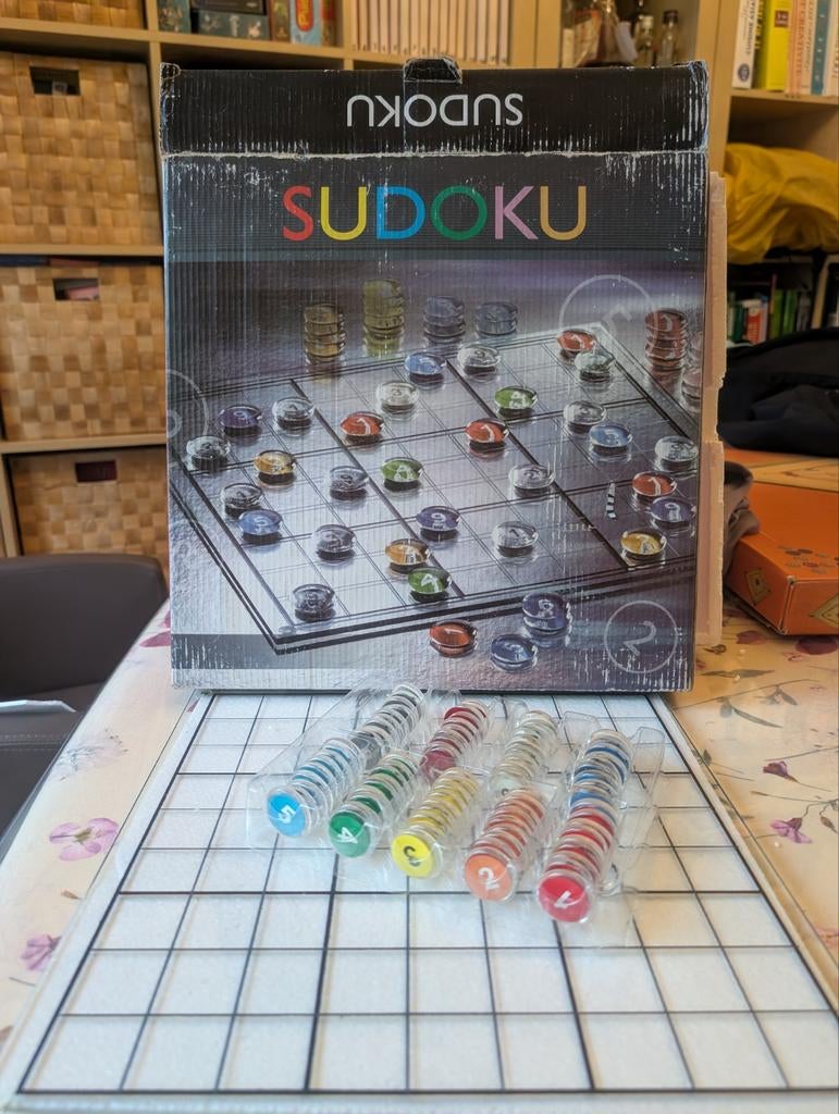 Jeu SUDOKU en verre, 1 ou 2 joueurs, Enlèvement, Comme neuf