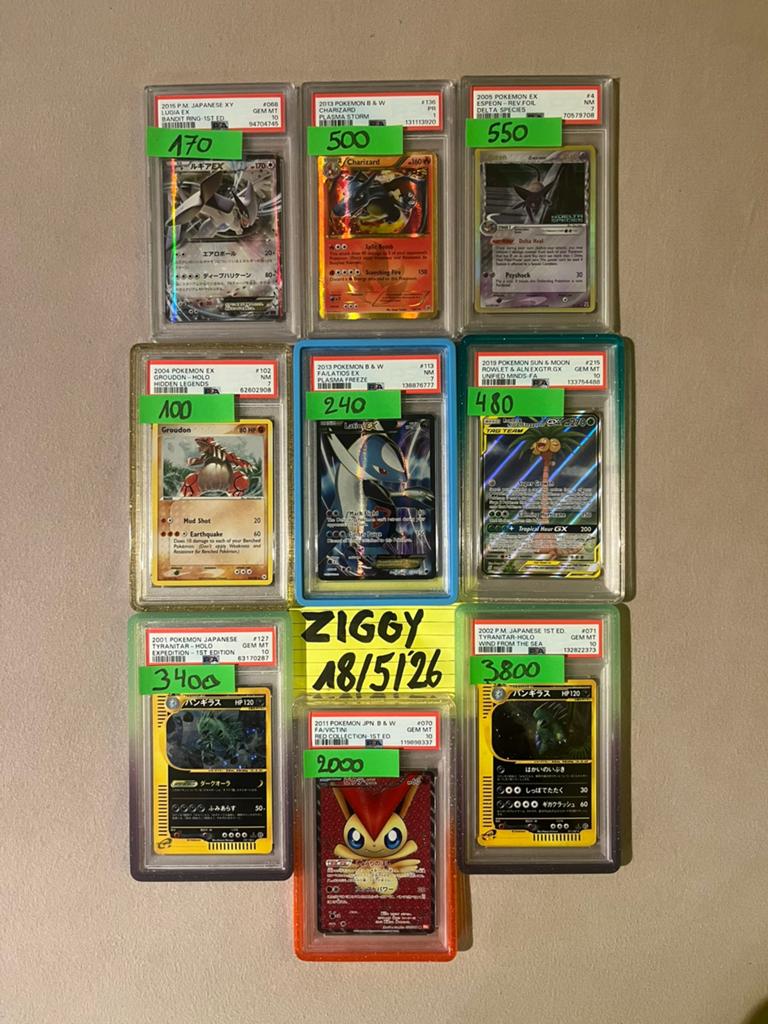 Psa slabs te koop, Hobby & Loisirs créatifs, Enlèvement, Comme neuf