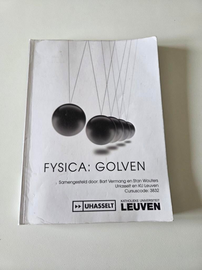 Bart Vermang - Fysica: Golven, Boeken, Schoolboeken, Nederlands, Ophalen of Verzenden
