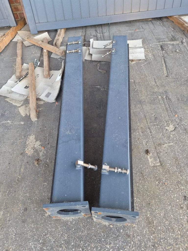 Poort dubbel, Jardin & Terrasse, Portes de jardin, 200 cm ou plus, Portail battant, 150 à 200 cm, Enlèvement