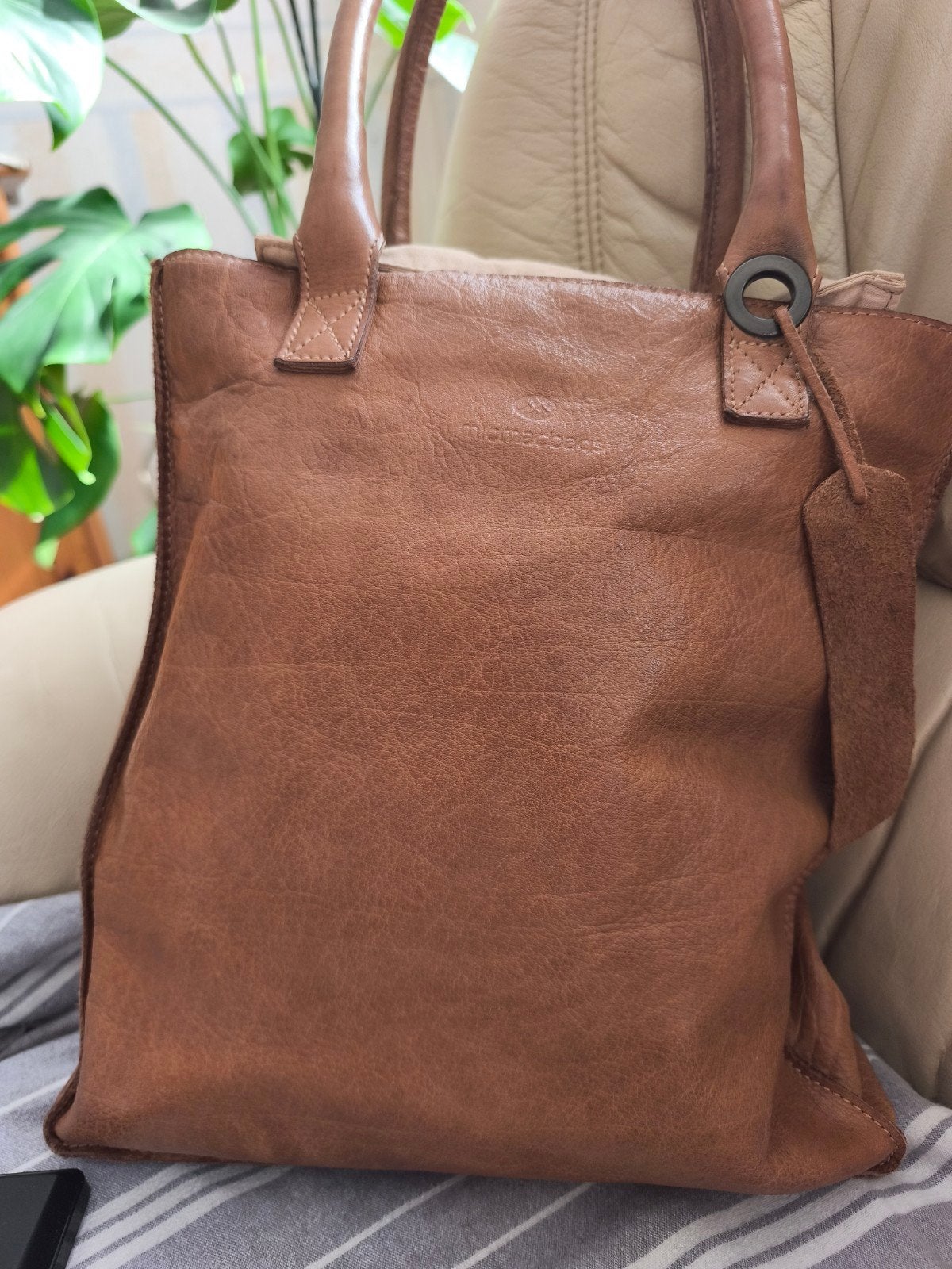 sac à main cuir véritable., Enlèvement