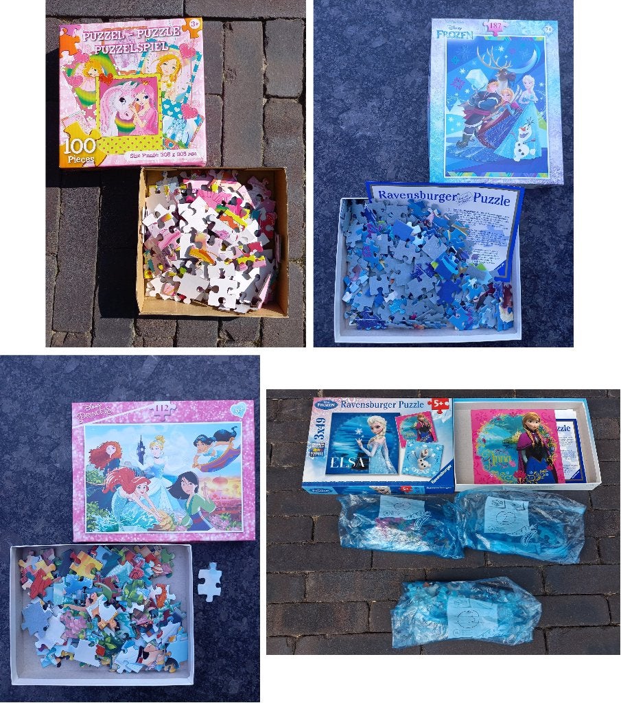 Lot: Kinderpuzzels, Ophalen, Gebruikt