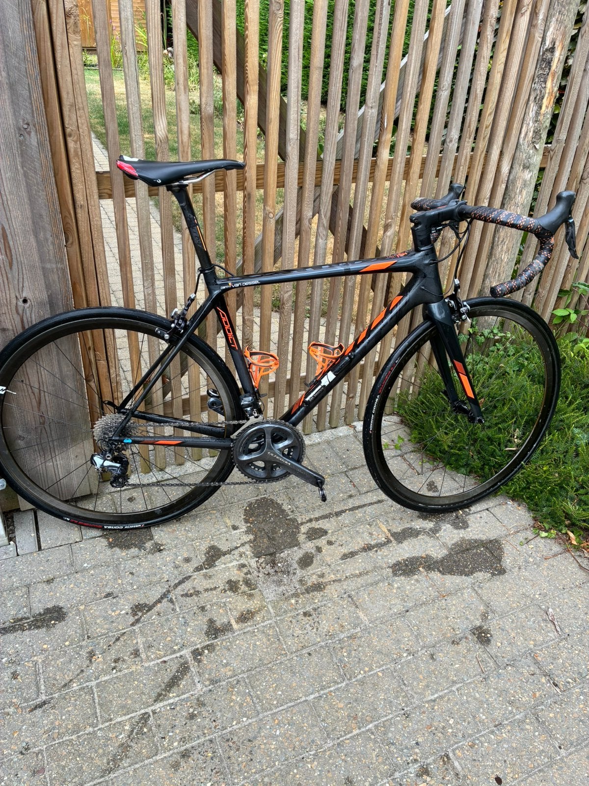 Te koop scott addic Carbon 210sl Di2, Autres marques, Frein sur jante, Enlèvement, Utilisé