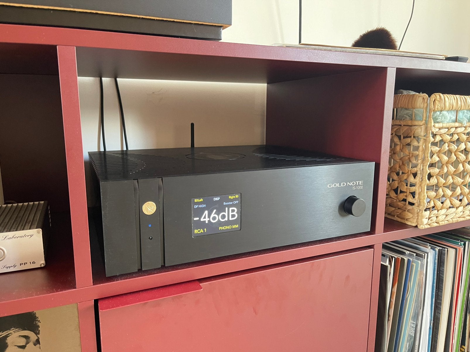 Gold Note is-1000 deluxe all in one verrsterker zgan, Audio, Tv en Foto, Versterkers en Ontvangers, Zo goed als nieuw, Stereo