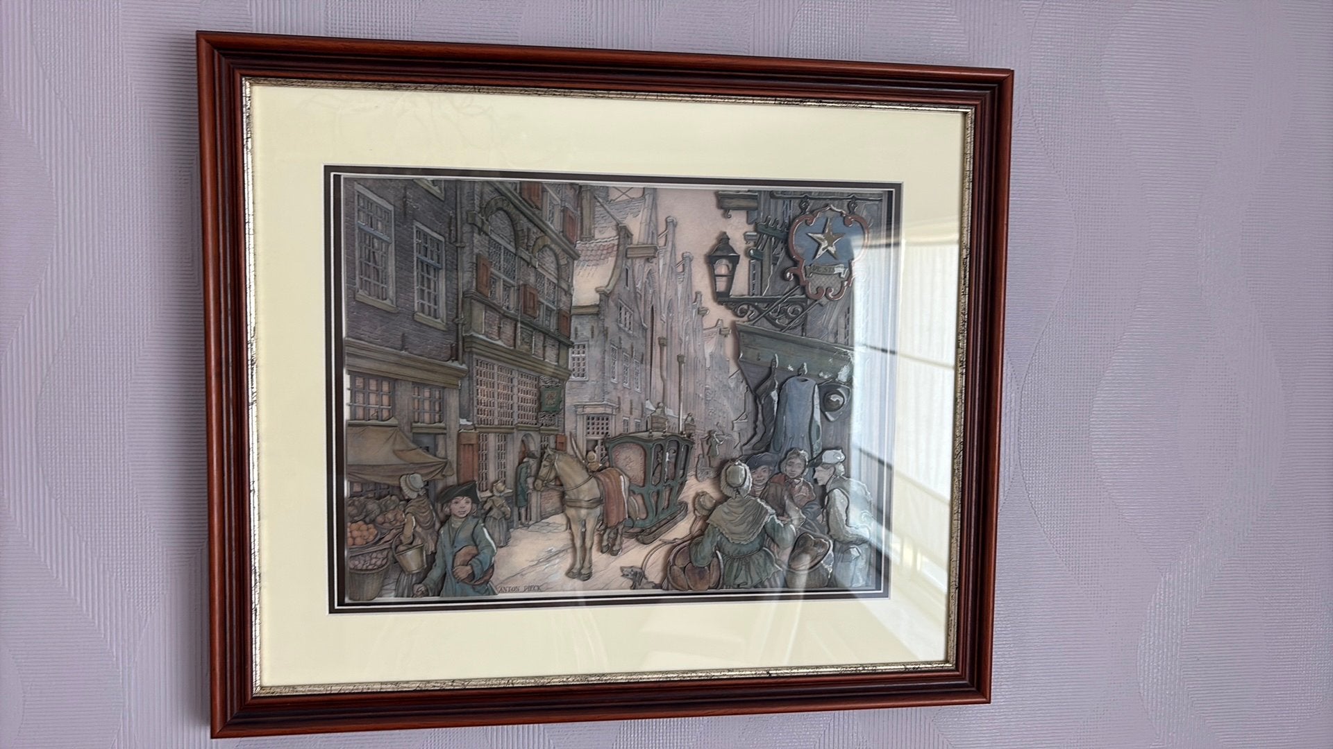 Anton Pieck reproductie, Enlèvement, Comme neuf