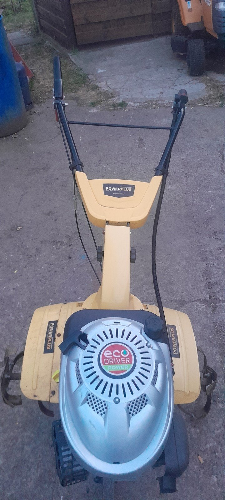 Powerplus rototiller model powxg7214, Ophalen