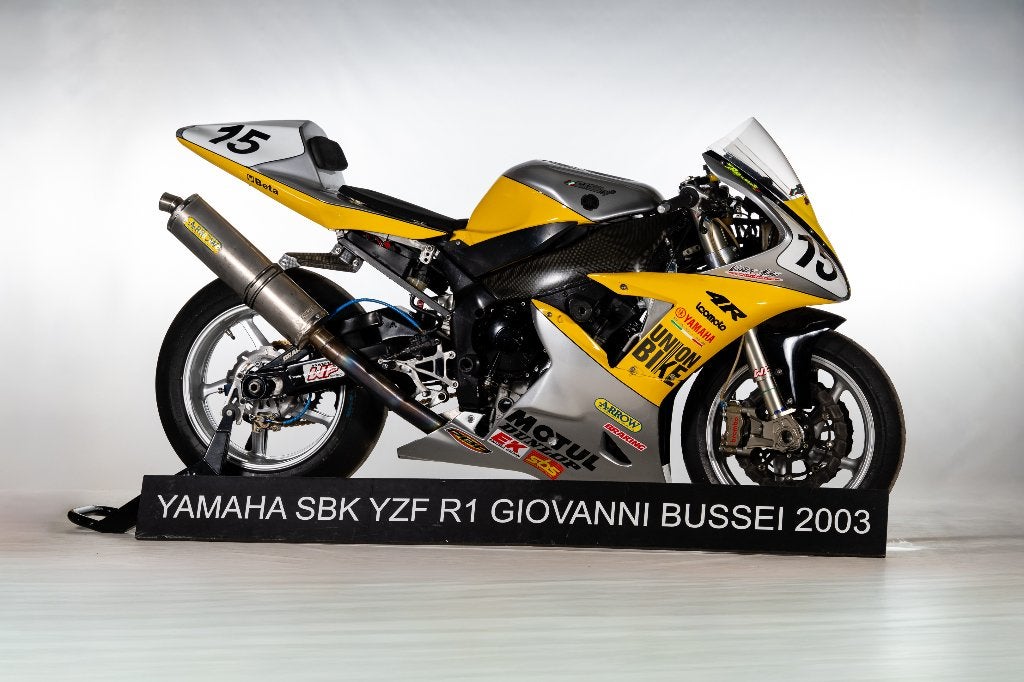 2003 Yamaha R1 Team Union Bike-Gimotorsports Superbike, Sportuitlaat, Sport, Handgeschakeld, Gebruikt