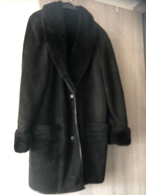Mantel  "omgekeerd lam",  zwart, Kleding | Dames, Jassen | Winter, ANDERE, Zwart, Maat 42/44 (L), Ophalen of Verzenden