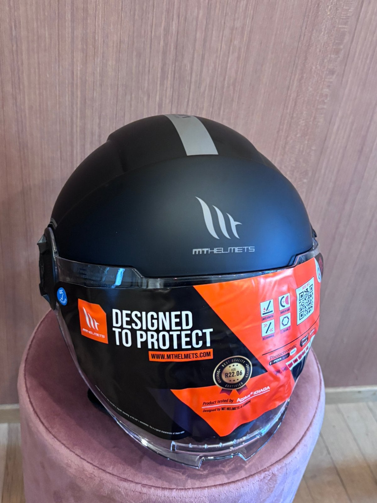 MT HELMETS motorhelm, Enlèvement, Neuf, sans ticket, L, Femmes