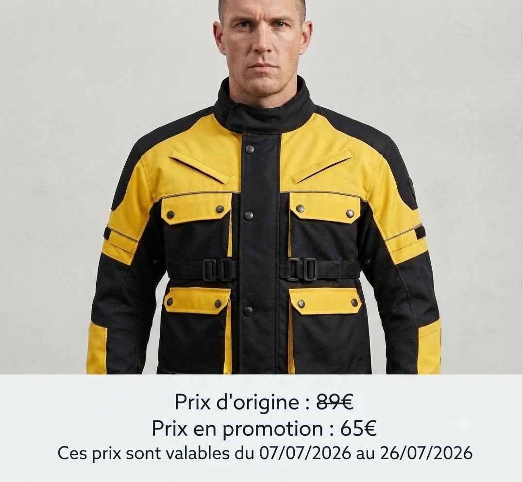 Veste de Moto textile cordura 600D neuf CE protecteurs, Envoi, Neuf, avec ticket, Manteau | tissu