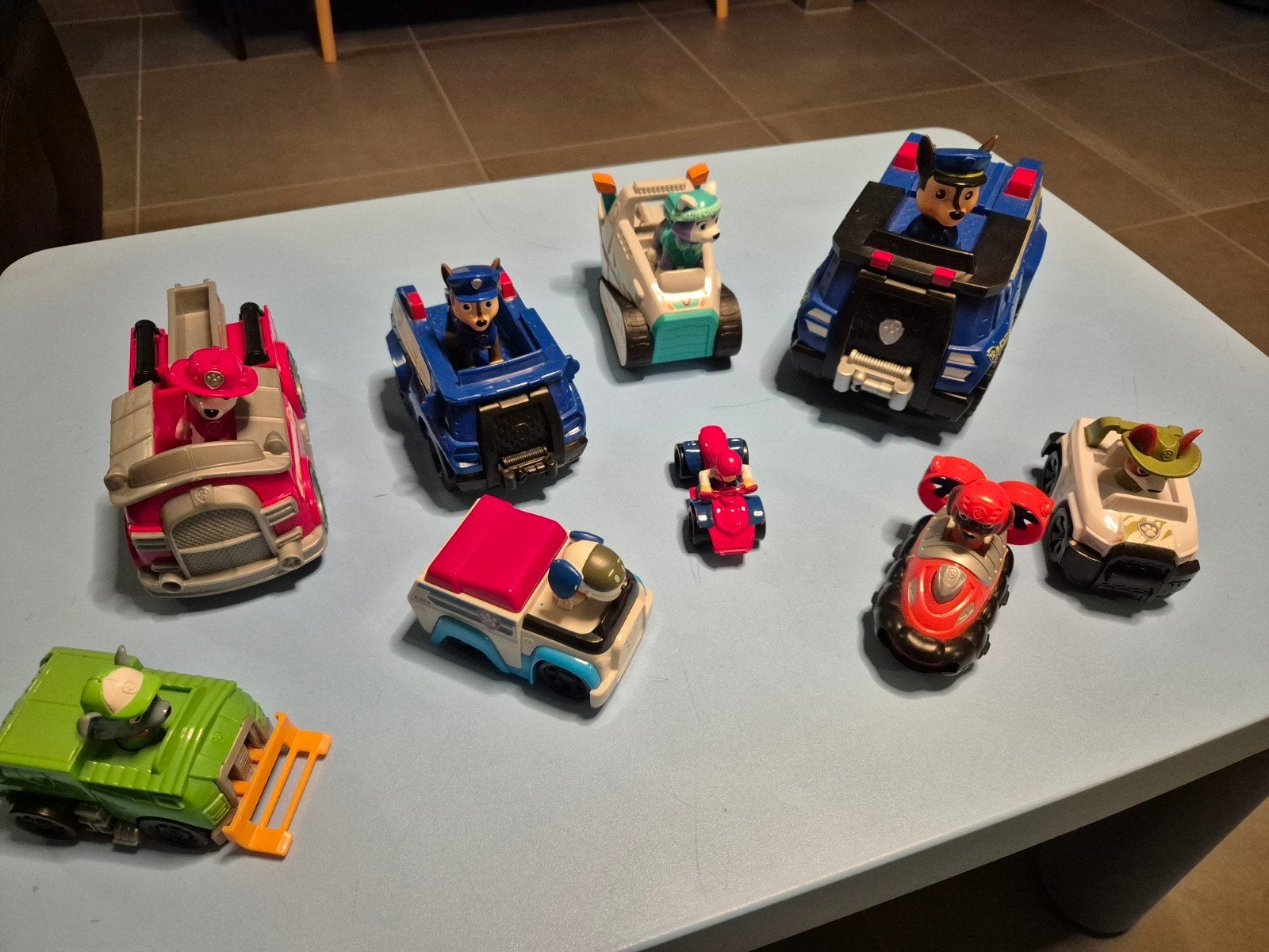 paw patrol voertuigen, Ophalen, Zo goed als nieuw