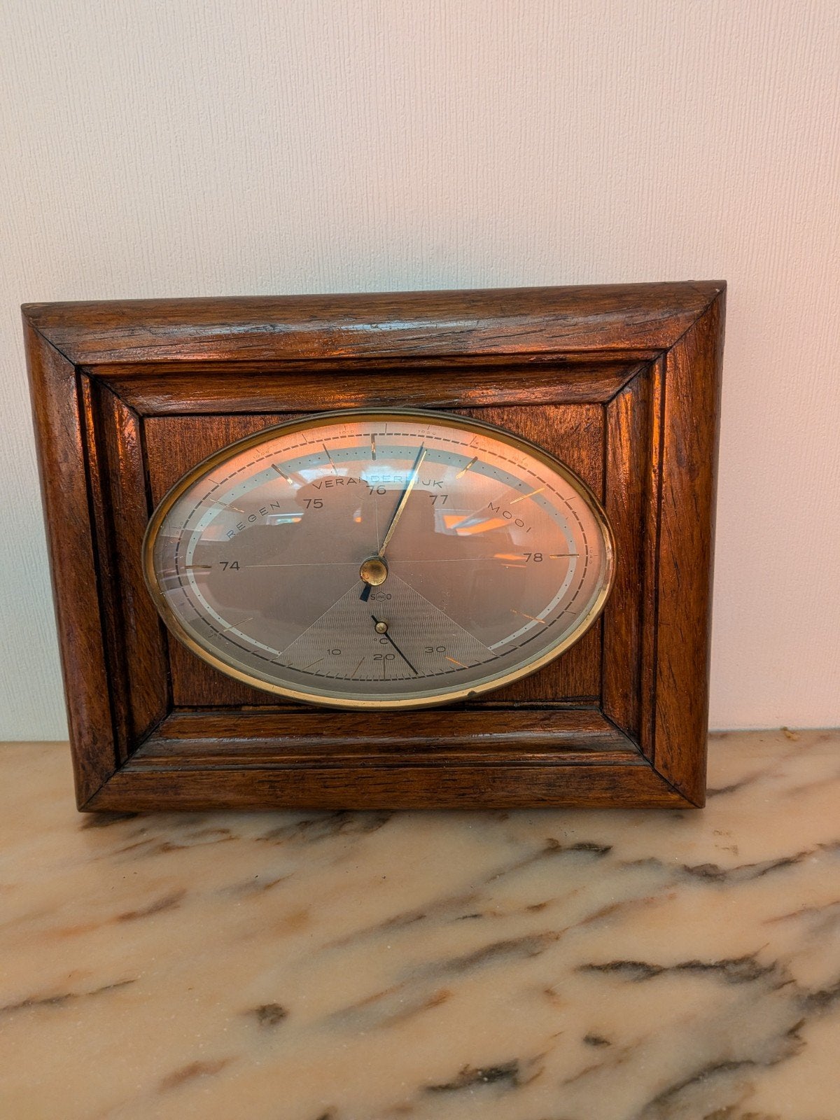 barometer, Audio, Tv en Foto, Weerstations en Barometers, Ophalen of Verzenden, Gebruikt, Barometer