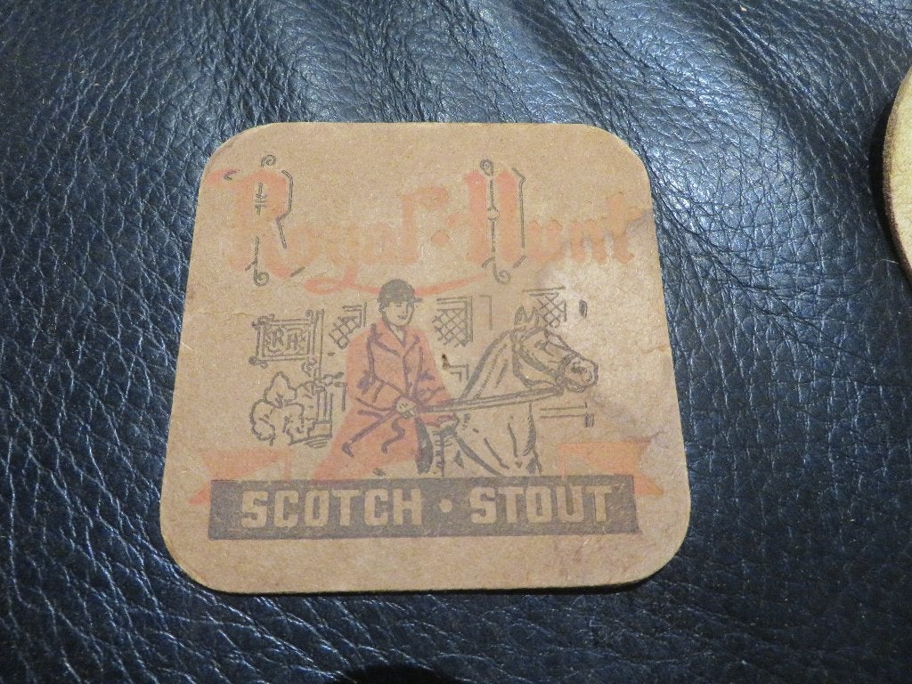 bierviltje Scotch Stout Royal Hunt, Verzamelen, Ophalen of Verzenden, Zo goed als nieuw, Viltje(s), Overige merken