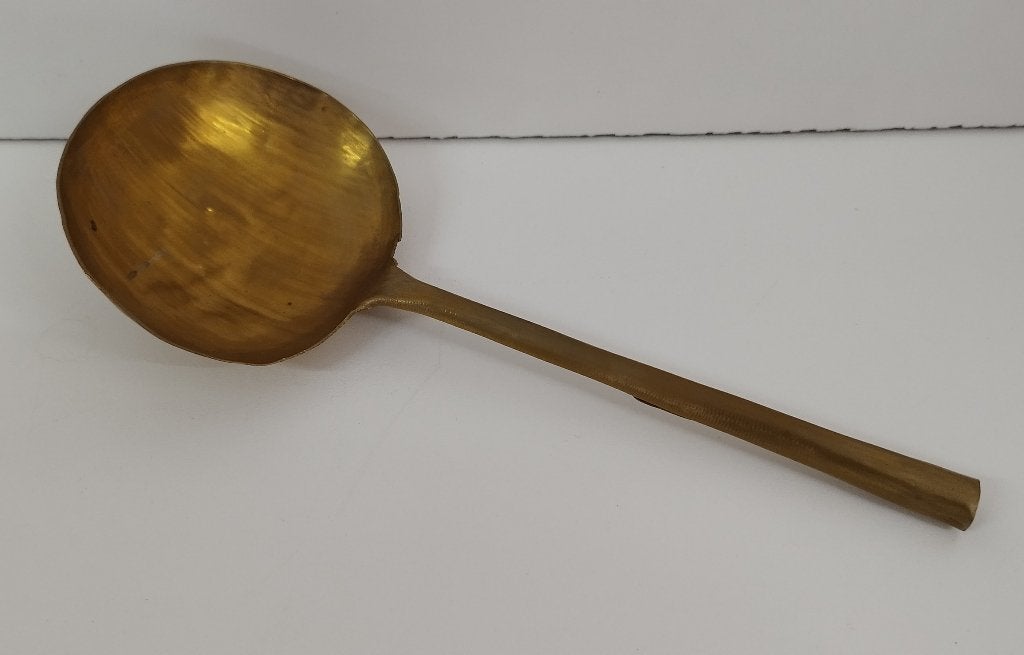 Grote vintage koperen opscheplepel – decoratief koperwerk, Ophalen of Verzenden, Koper