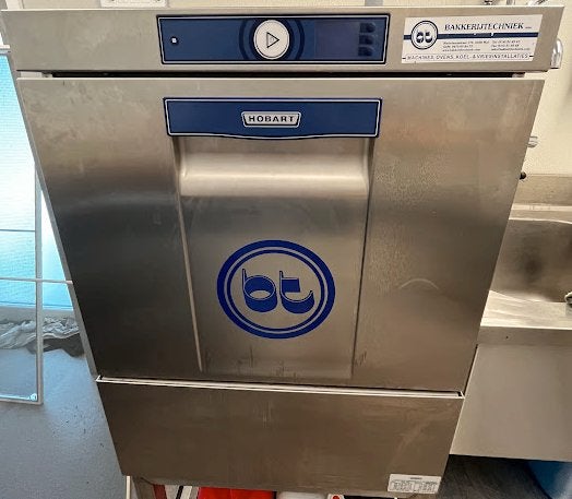 Hobart FXLA vaatwasser met inox onderstel, Ophalen, Gebruikt, Wassen en Drogen