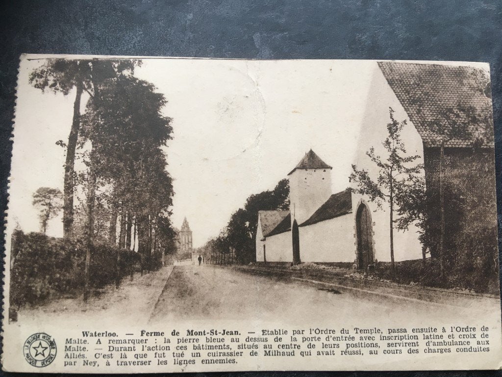postkaart Waterloo - Ferme de Mont-St-Jean, Ophalen of Verzenden, Waals-Brabant