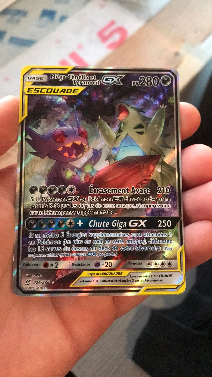 Mega tenefix et tyranocif escouades, Comme neuf