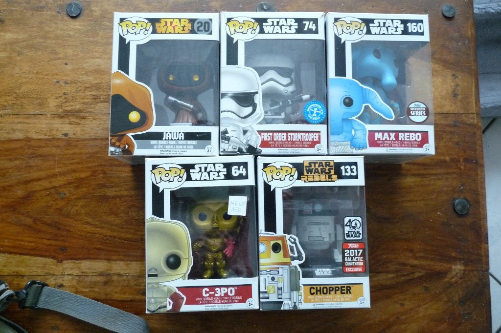 Funko pop star wars divers, Verzamelen, Star Wars, Ophalen of Verzenden, Nieuw, Actiefiguurtje