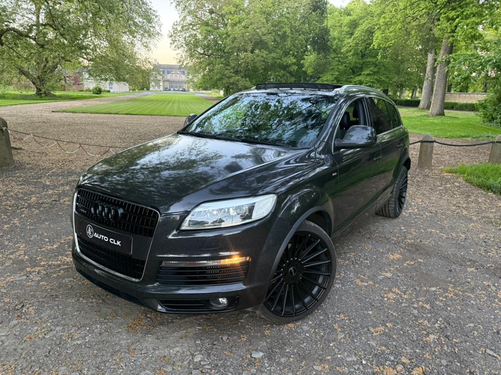 Audi Q7 3.0 TDi Quattro EXECUTIVE FULL OPTIE UNIEK KLEUR !!, Auto's, Automaat, Testrit aan huis, 176 kW, Zwart
