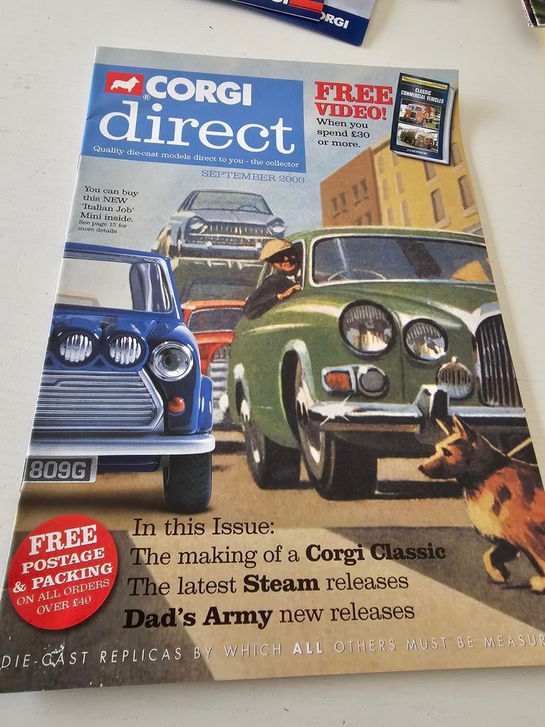 « Corgi Direct », magazine collector du 20 septembre, Enlèvement ou Envoi, Corgi