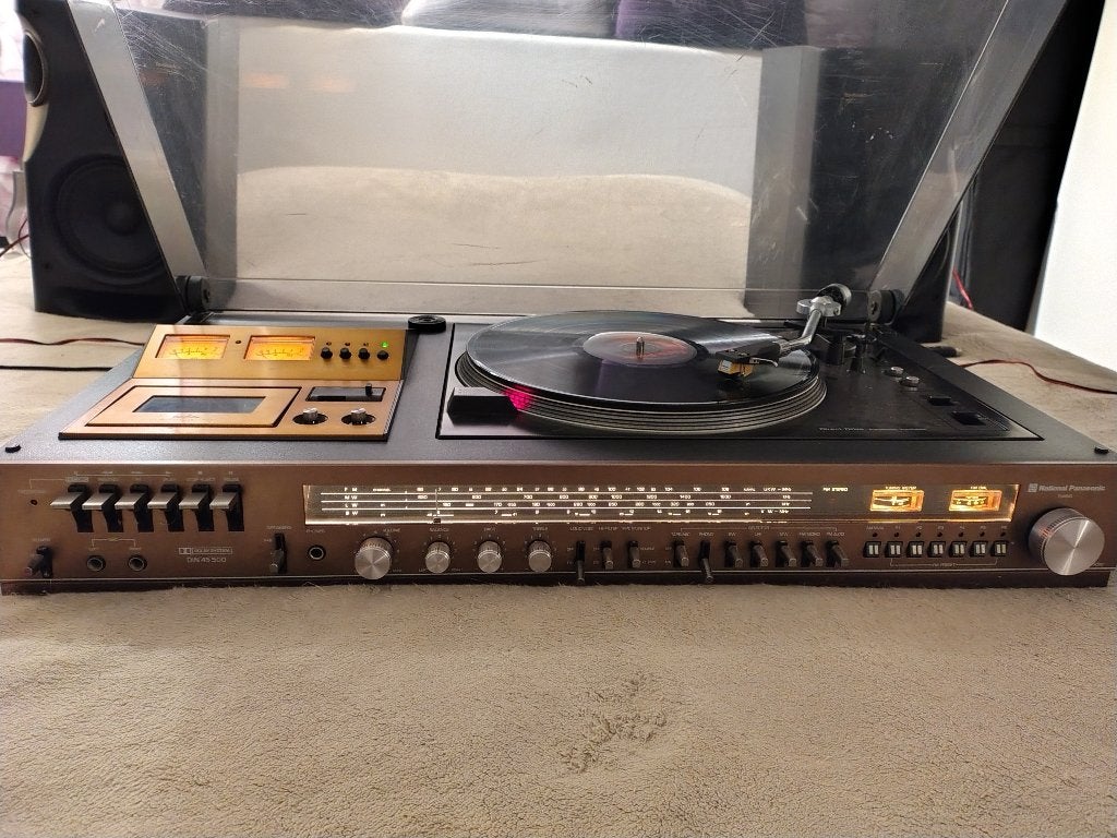 Système tout-en-un vintage National Panasonic!, TV, Hi-fi & Vidéo, Enlèvement, Utilisé, Haut-parleurs, Autres marques