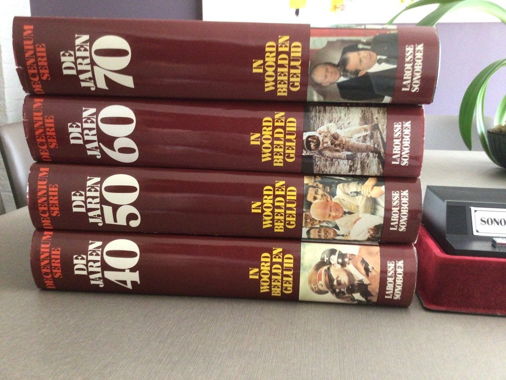 4 delige Larouse Sono encyclopedie met sonobox, Enlèvement, Général, Série complète