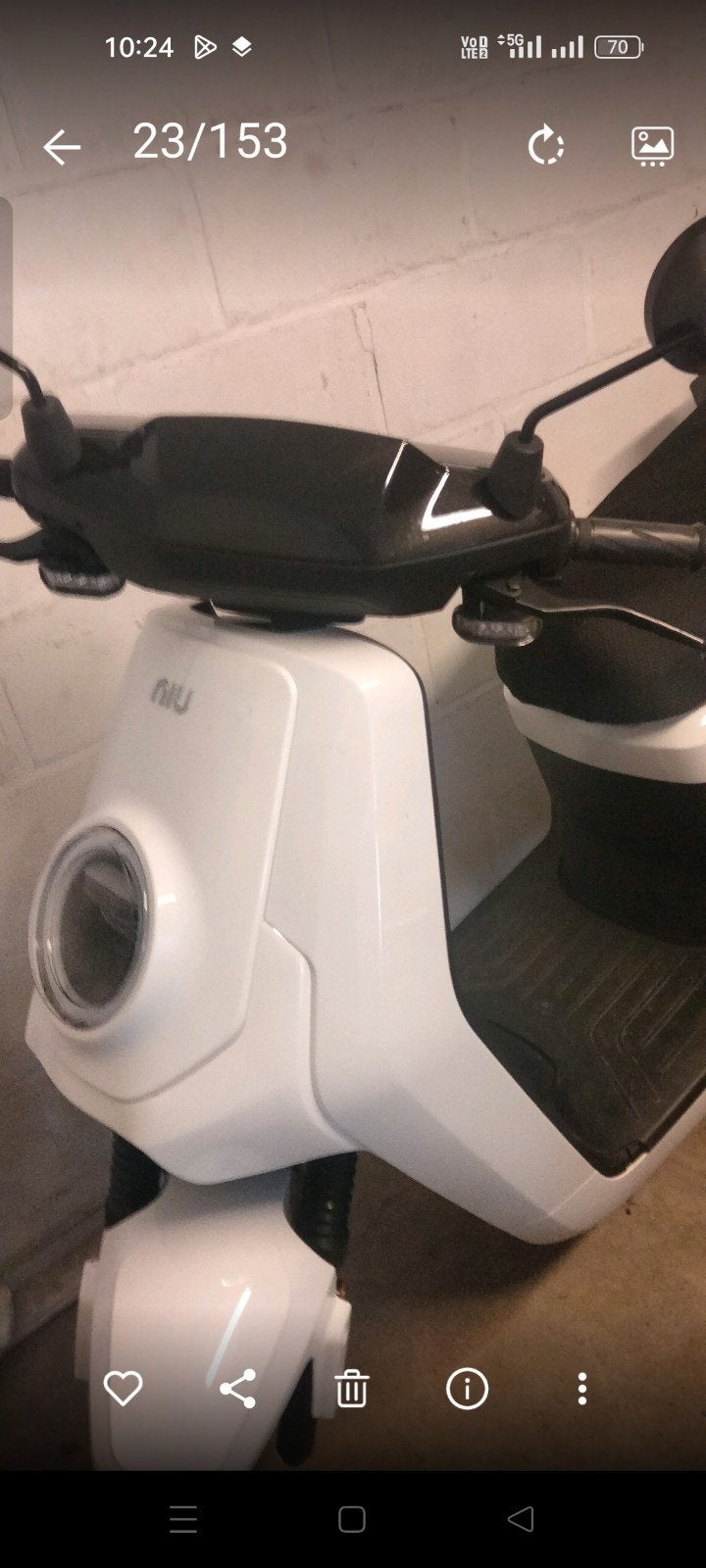 Niu MQi gt (2021)pour pièces, Vélos & Vélomoteurs, Enlèvement ou Envoi
