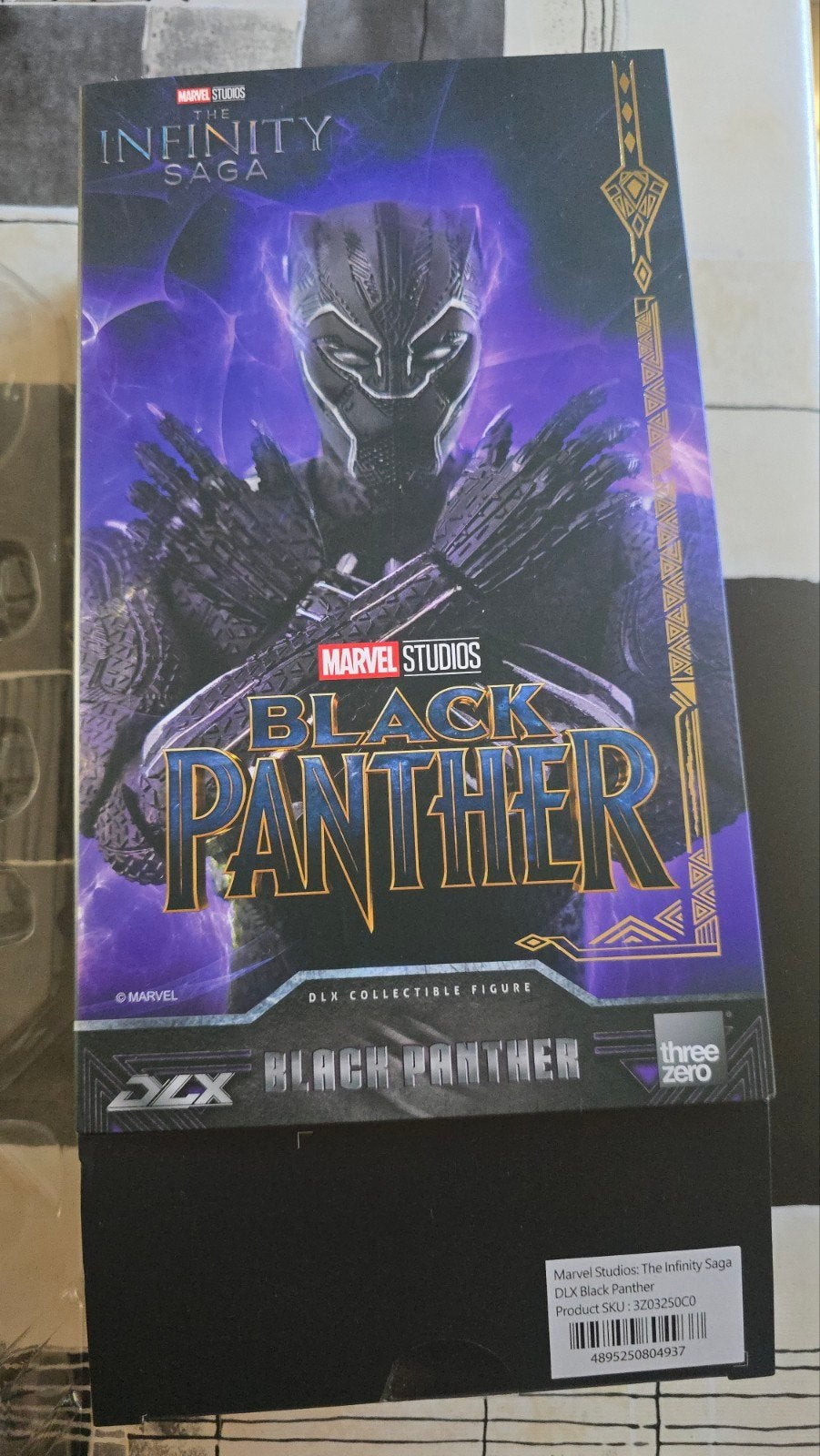 threezero dlx marvel black panther, Ophalen of Verzenden, Zo goed als nieuw