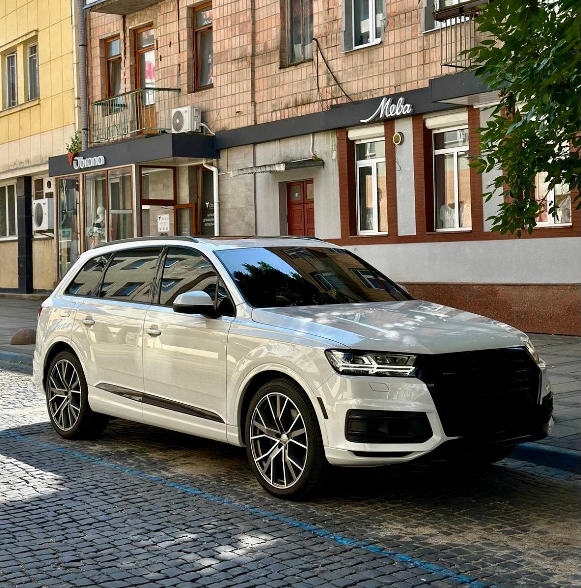 1ste Editie Audi Q7 3.0 TDI V6 S-Line Quattro!!, Auto's, Automaat, Wit, Leder, Diesel