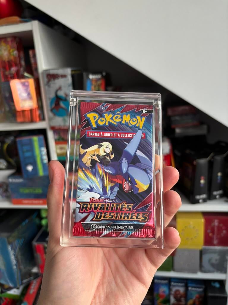 Acryl Acrylic Booster Pack Case – Magnetic Display Protector, Ophalen of Verzenden, Zo goed als nieuw, Booster