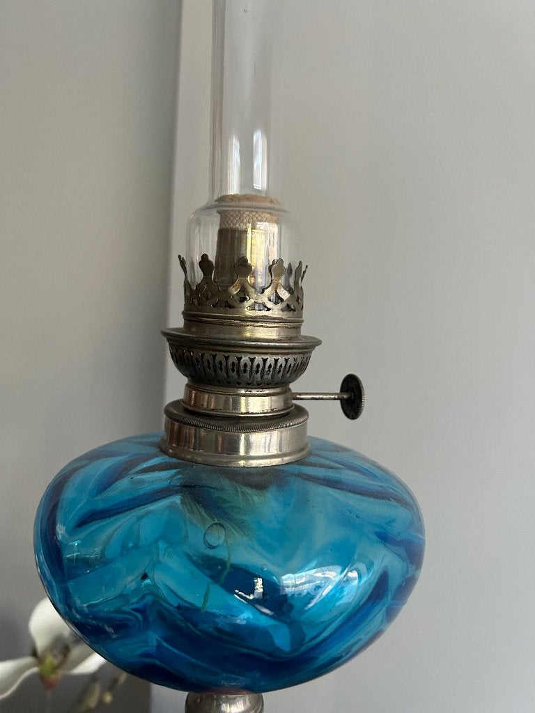 Oude antieke olie lamp, Antiek en Kunst, Antiek | Verlichting, Ophalen