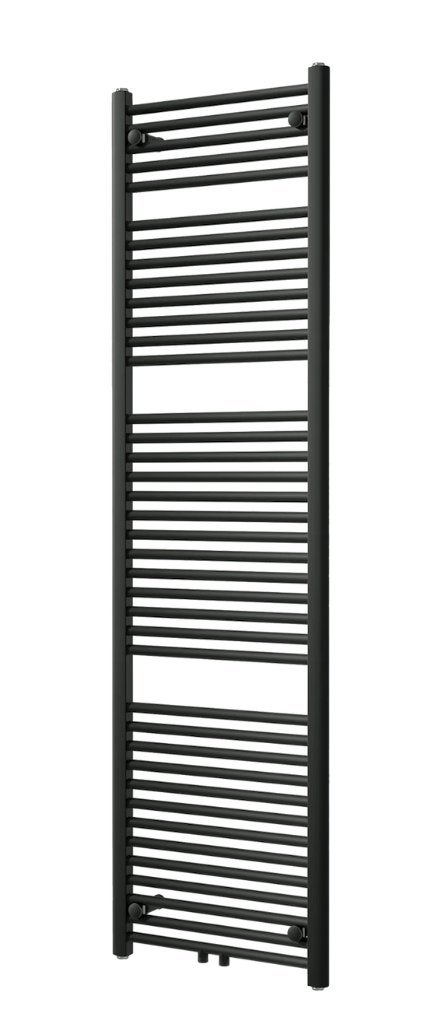 Sèche-serviettes Vipera Kanza noir mat 50x180 + thermostat, Bricolage & Construction, Chauffage & Radiateurs, Moins de 60 cm, Enlèvement