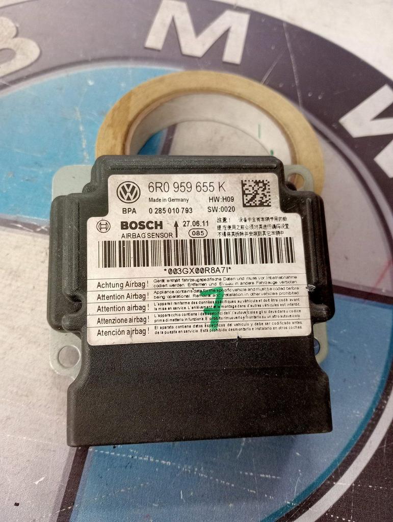 VW Polo 6R Airbag Sensor ECU Module 6R0959655K origineel net, Volkswagen, -, Utilisé, -