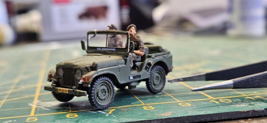 Willys jeep nekaf splitvelgen gezocht, Enlèvement, Armée de terre