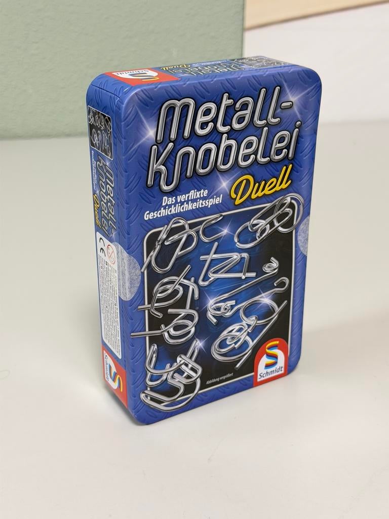 Schmidt Metall-Knobelei Duell Metalen knoop Puzzel Set, Vijf spelers of meer, Ophalen of Verzenden, Nieuw