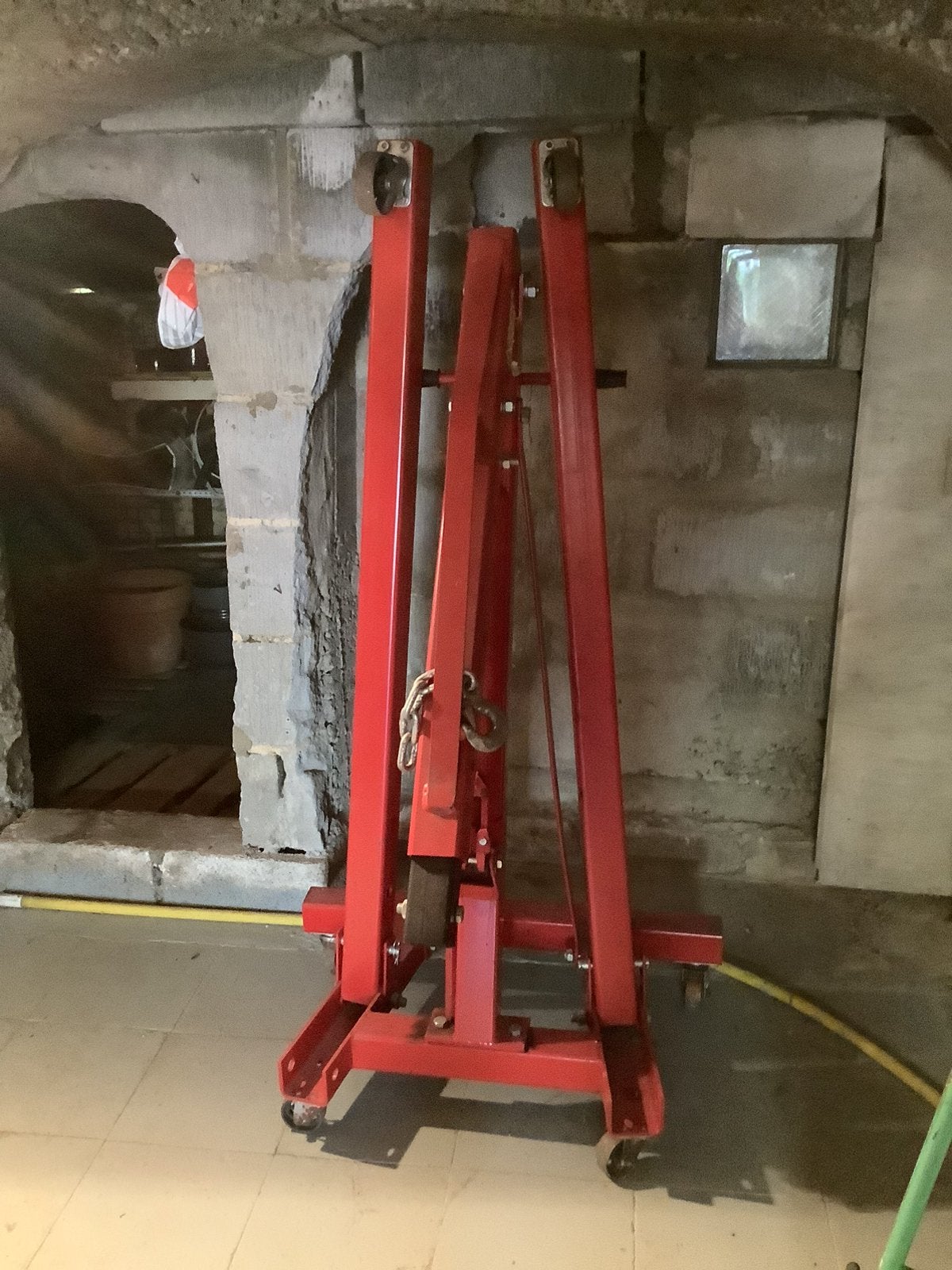 Garagekraan, Ophalen, Zo goed als nieuw, Hydraulisch, Luchtkussenkrik