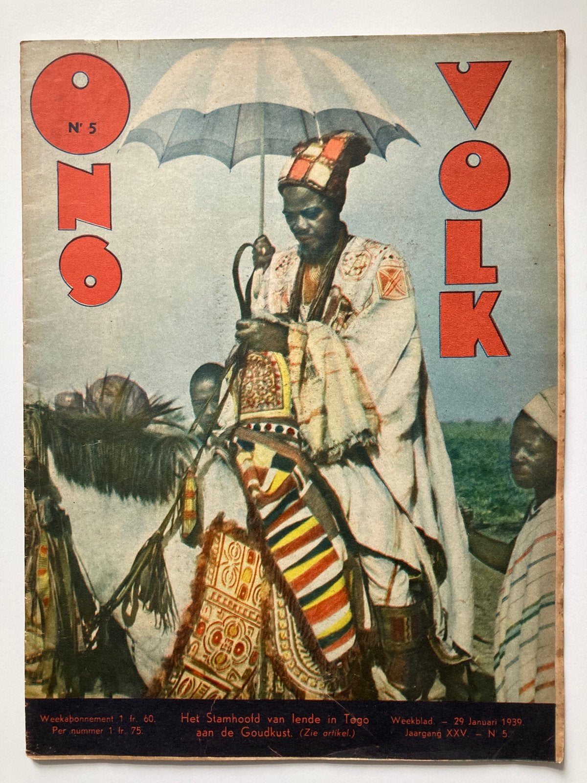 Ons Volk 29/01/1939 : Dadizele / acteur Joris Diels / …, Boeken, Ophalen, Zo goed als nieuw
