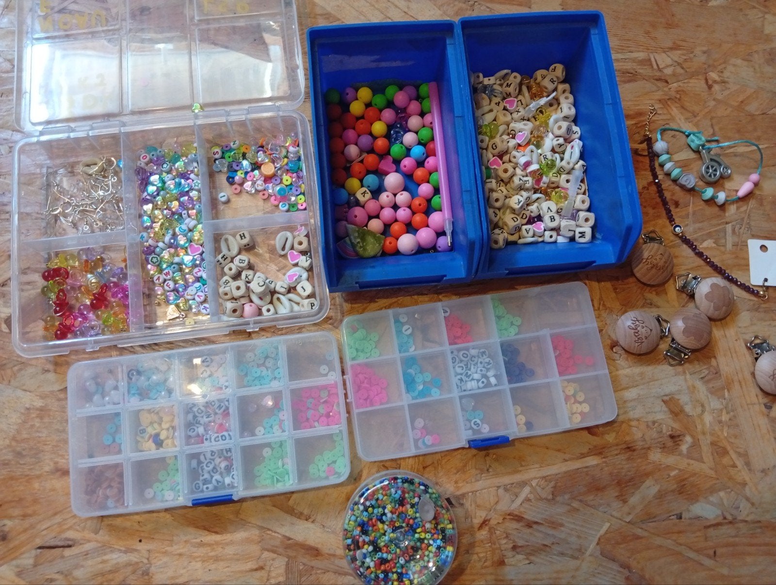 Lot de perles, Enlèvement