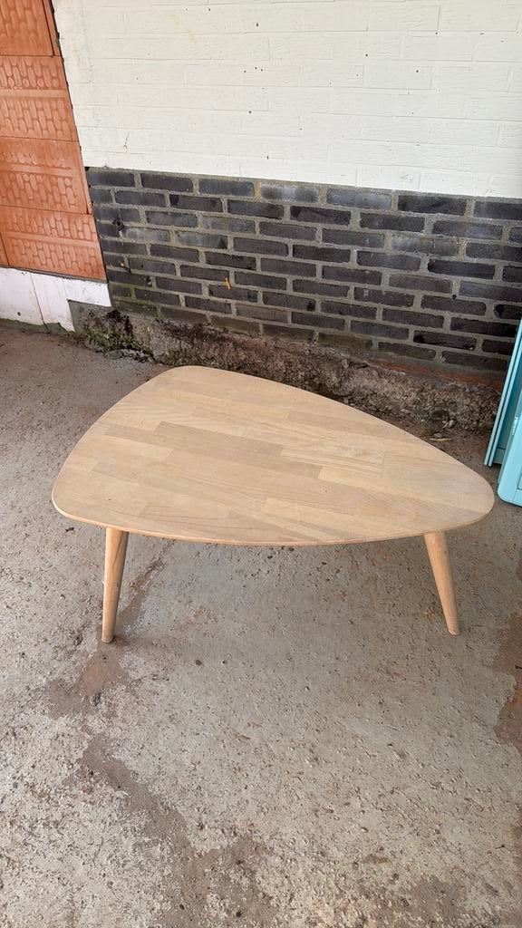 Licht eiken salontafel, Huis en Inrichting, Tafels | Salontafels, Ophalen, Gebruikt