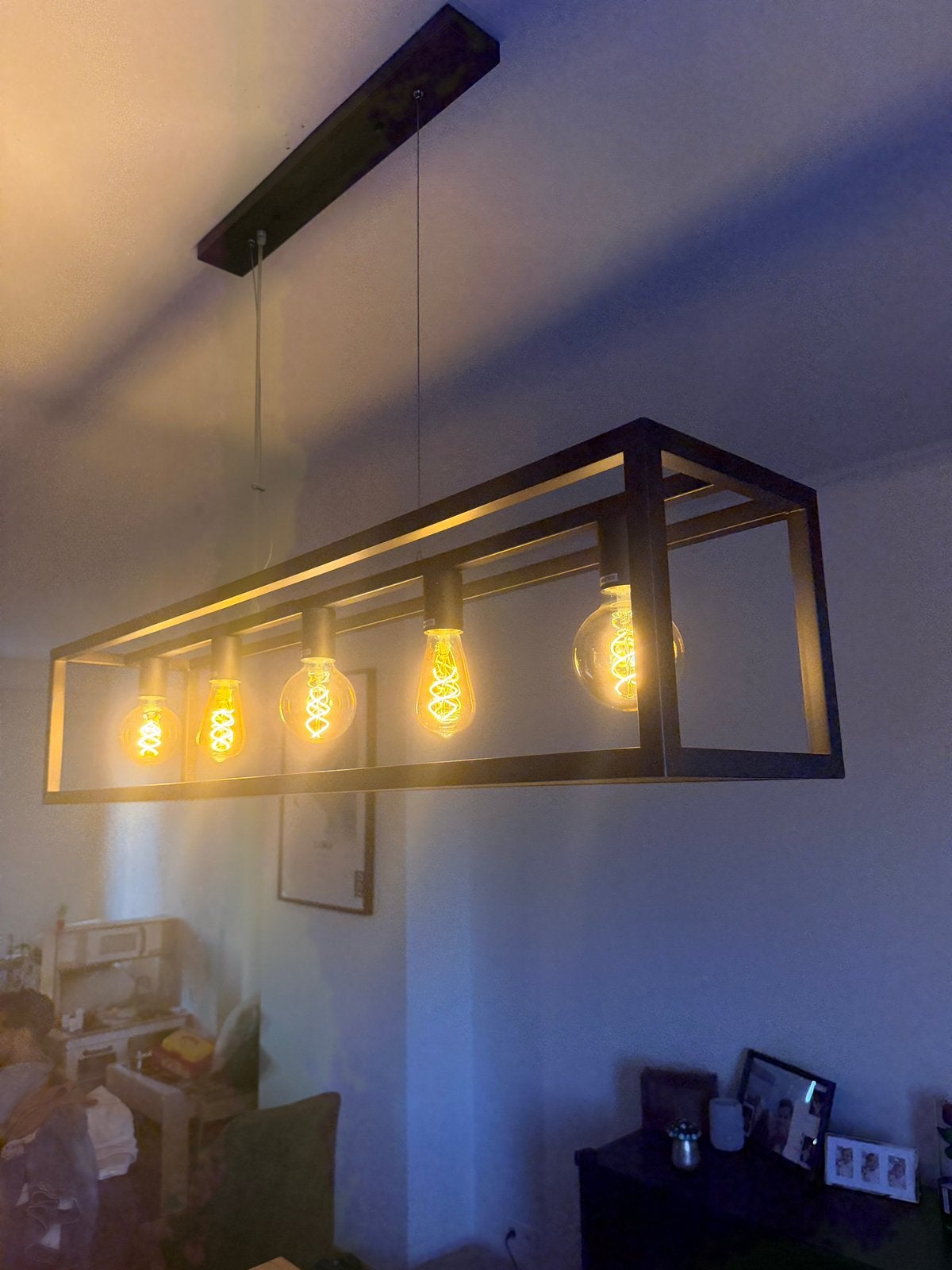 Lamp eetkamer te koop, Ophalen, Zo goed als nieuw