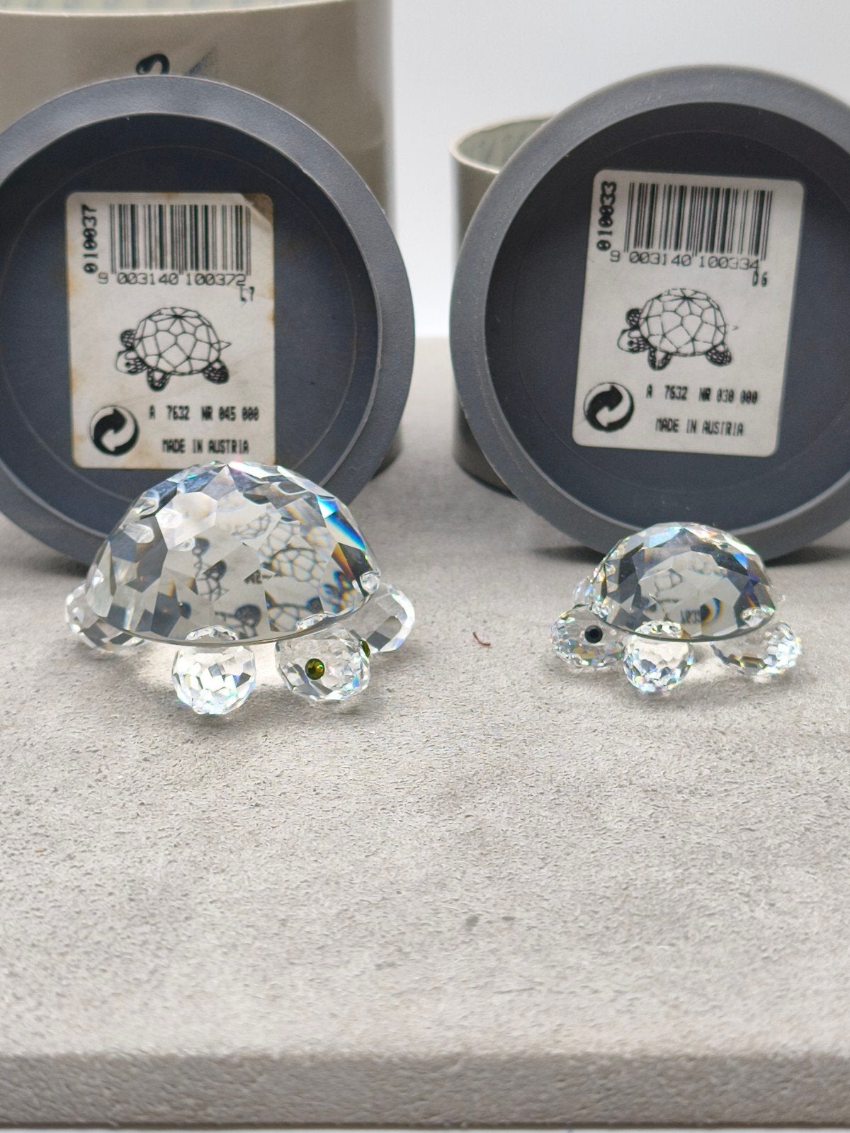 Swarovski Schildpad klein & groot., Ophalen of Verzenden