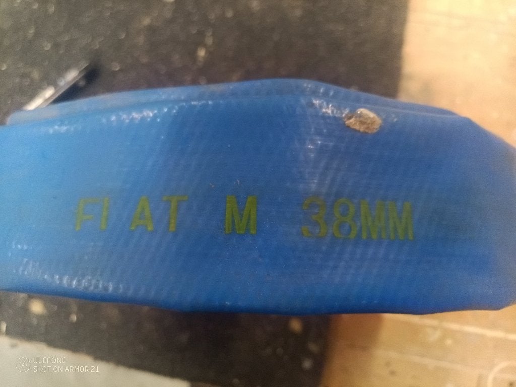 platte waterslang, Tuin en Terras, Ophalen, Zo goed als nieuw, Tuinslang