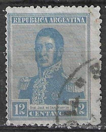Argentine 1917 - Yvert 219A - Jose de San Martin (ST), Envoi, Affranchi, Amérique du Sud