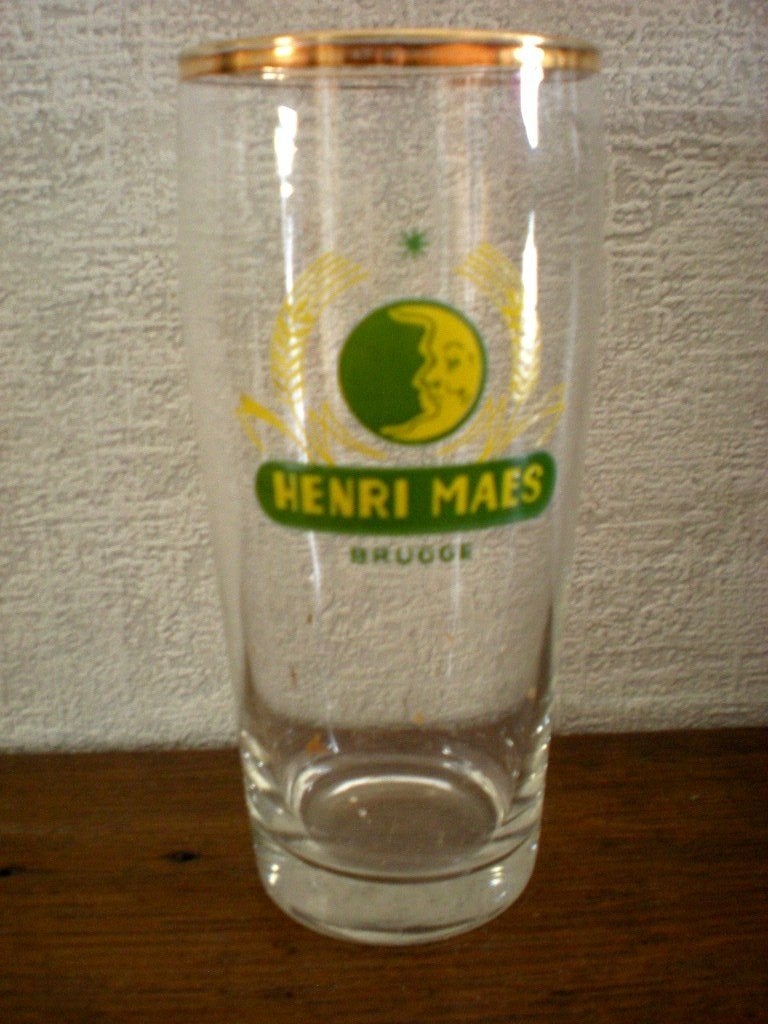 HENRI MAES Brugge, Verzamelen, Biermerken, Ophalen of Verzenden, Zo goed als nieuw, Glas of Glazen