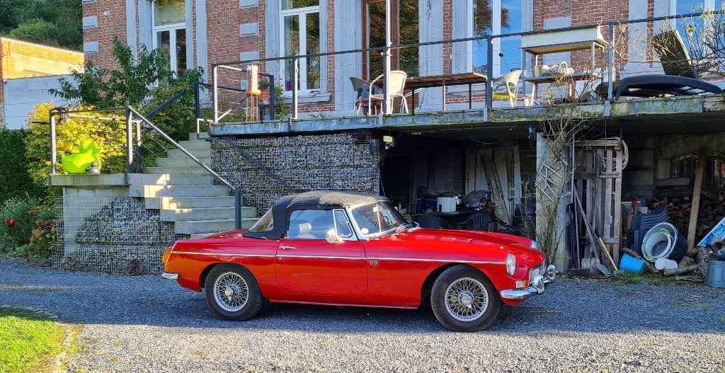 A vendre MGB convertible de 1966, Autos, MG, B, Achat, Boîte manuelle, Noir
