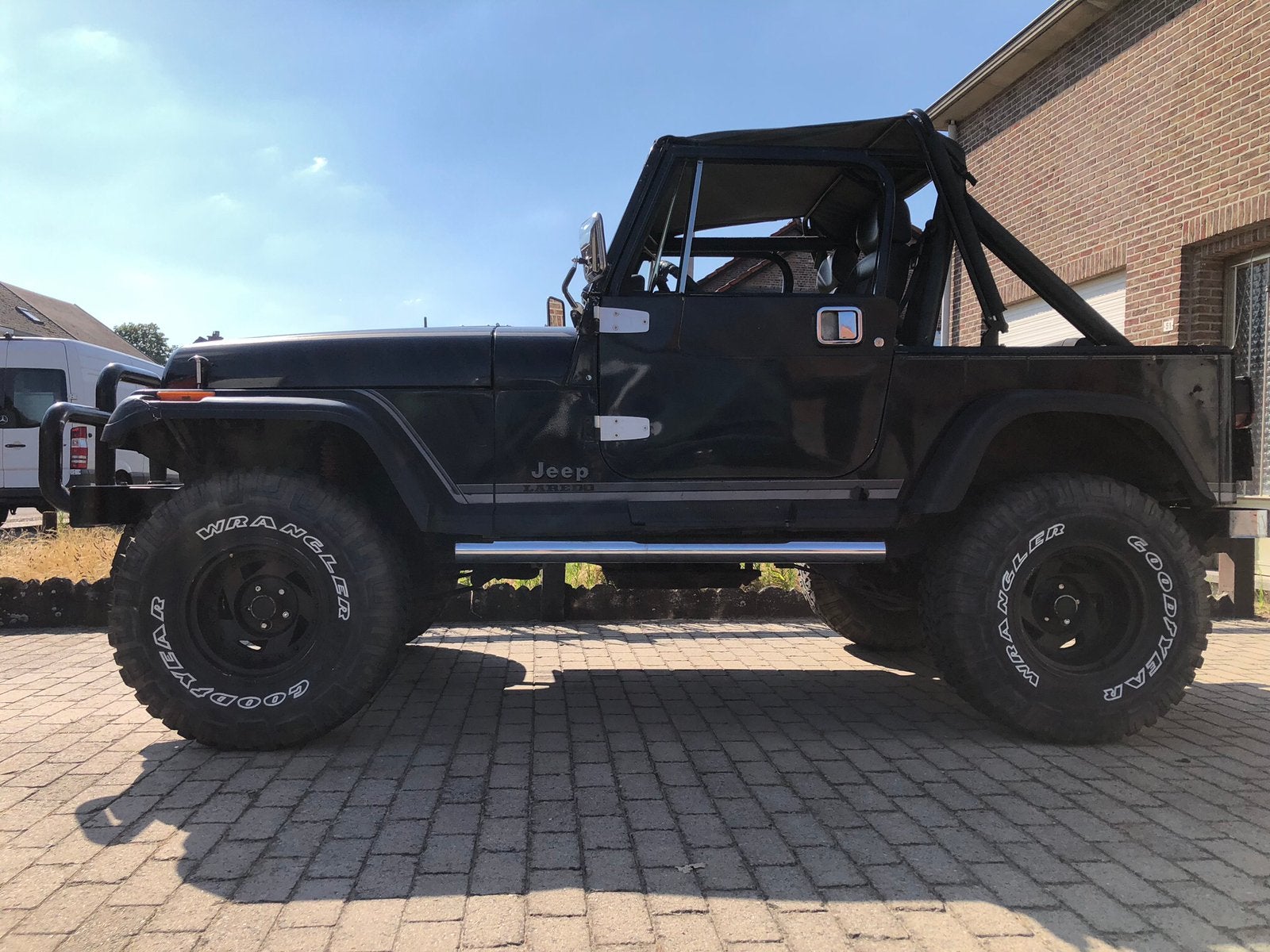 Jeep Wrangler, Auto's, Jeep, 4200 cc, Zwart, Handgeschakeld, Particulier