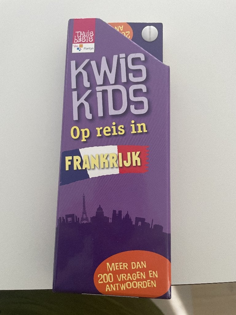 spel kwis kids op reis in Frankrijk, Ophalen of Verzenden, Zo goed als nieuw, Taal en Lezen