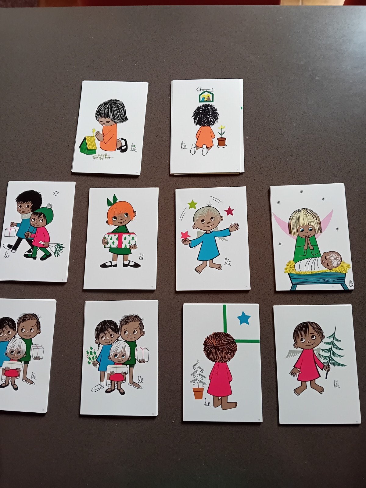 Pakket van 90 vintage kerstkaarten jaren 70, Enlèvement ou Envoi, Neuf
