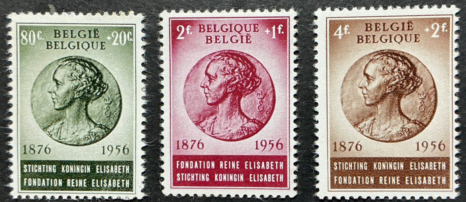 LOT 757. COB: 991/93. S.M.ELISABETH. MH., Enlèvement ou Envoi, Non oblitéré, Gomme originale, Autocollant